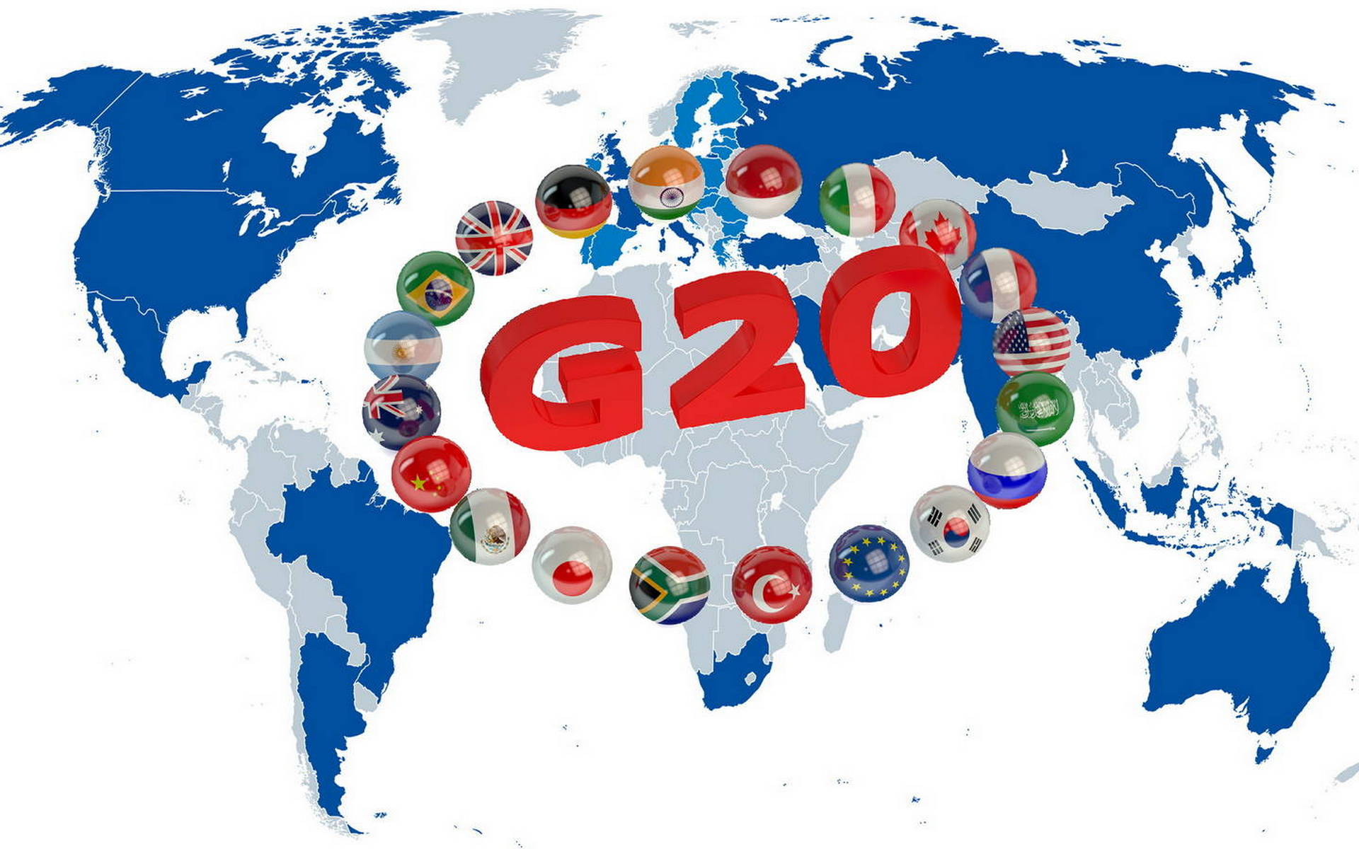 G20 group map